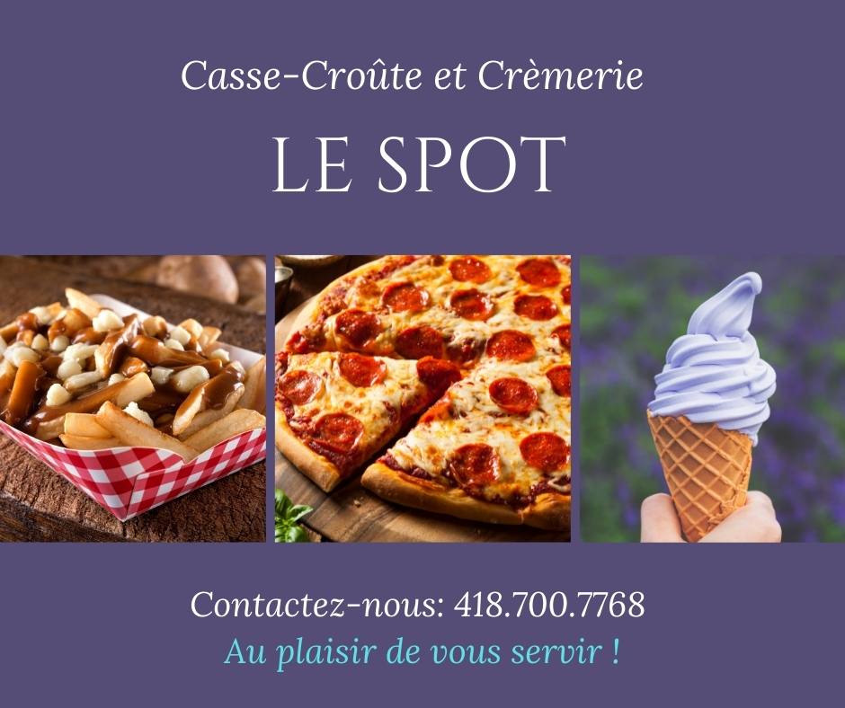 Casse-croûte, poutine, crème molle à Saint-Isidore en Beauce