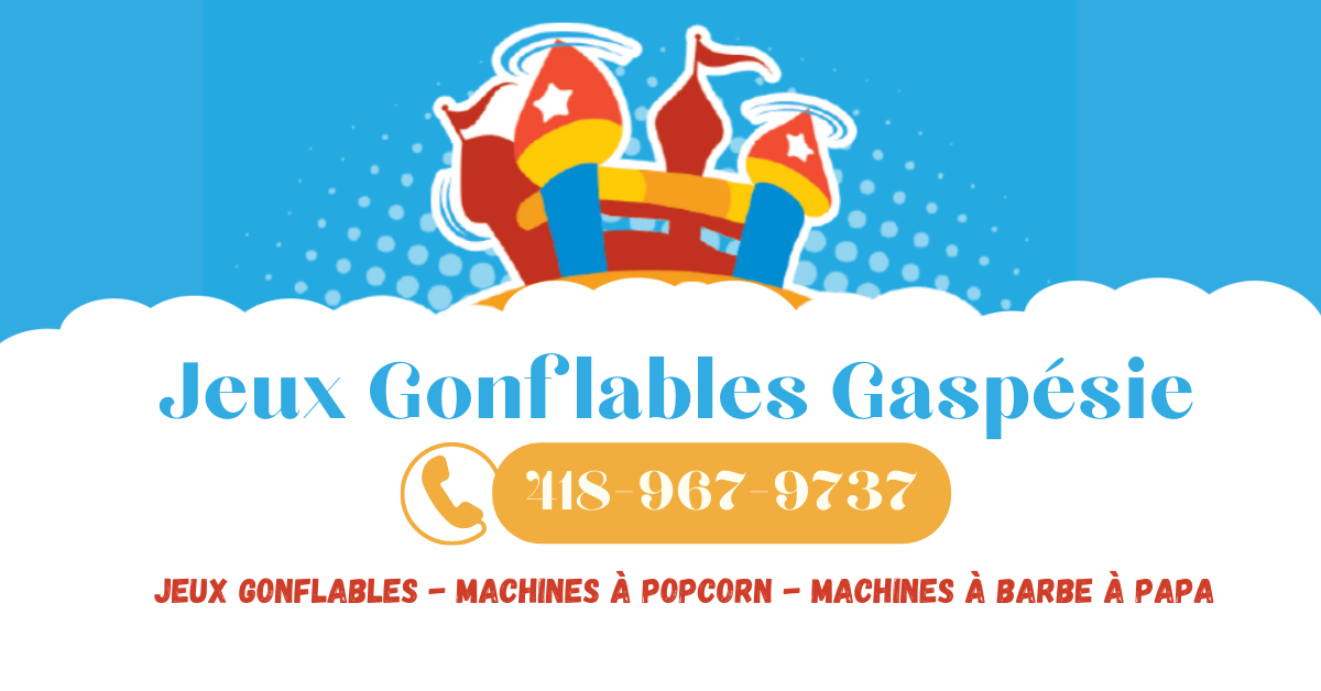 Jeux gonflables Gaspésie