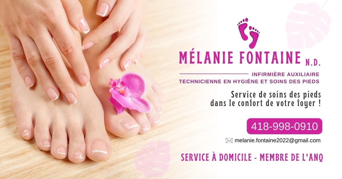 Mélanie Fontaine technicienne en hygiène et soins des pieds à Scott 1