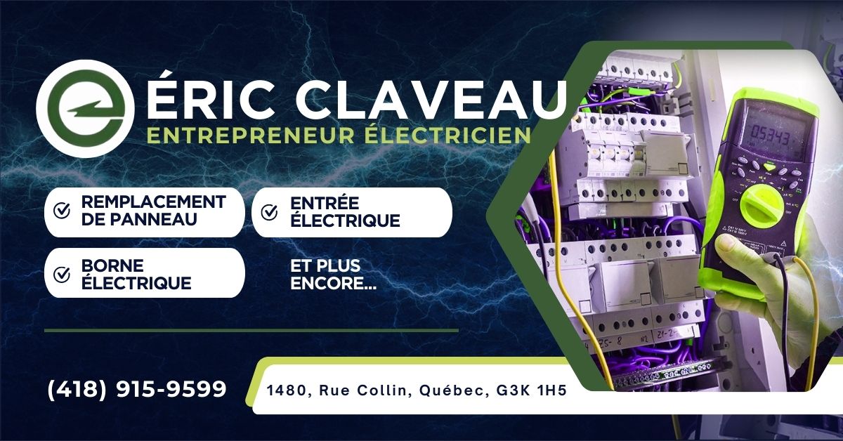 Éric Claveau Entrepreneur électricien