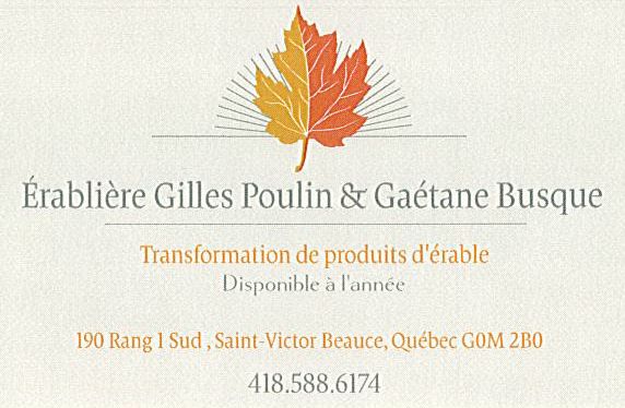 Érablière Gilles Poulin & Gaétane Busque